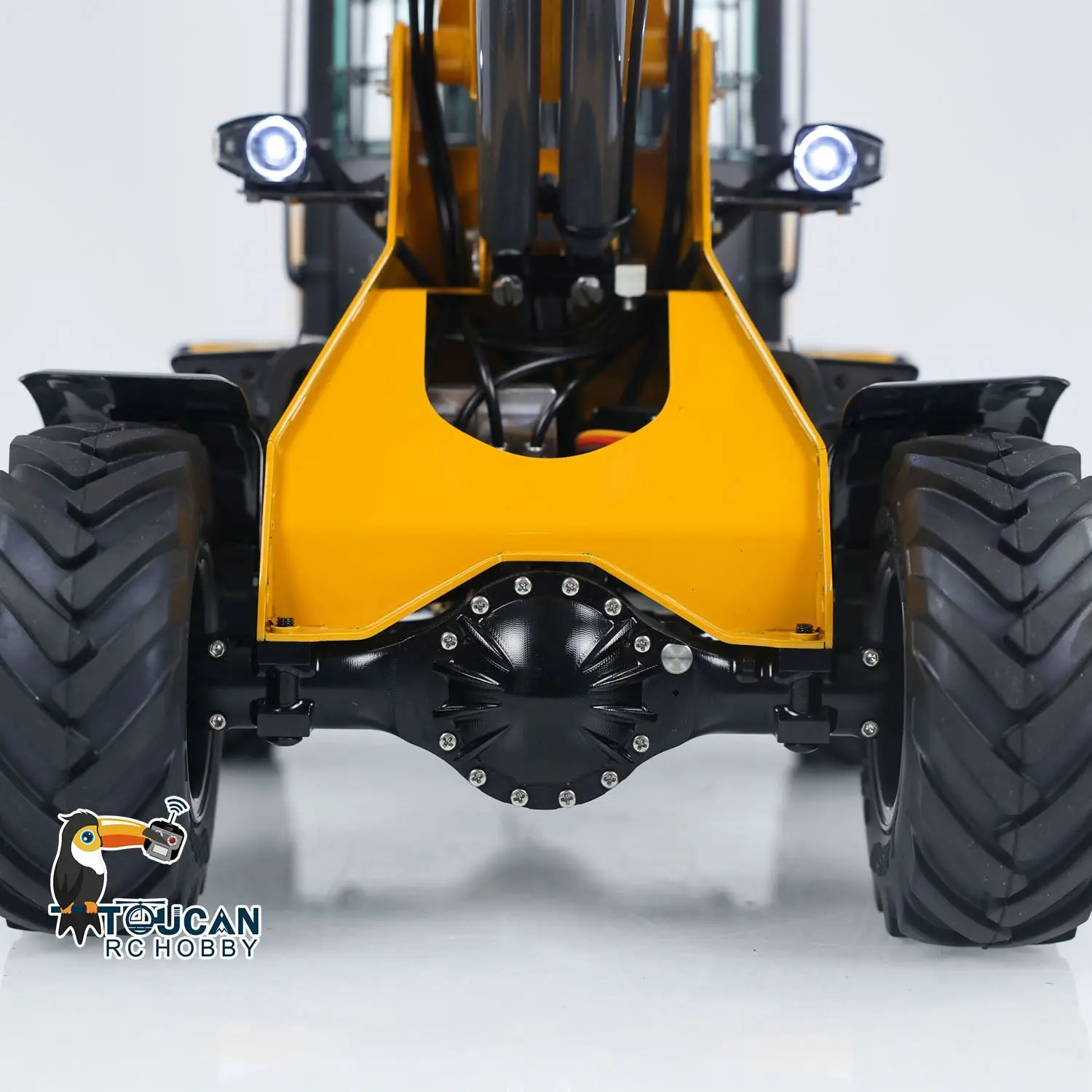 LESU 1/14 AT1050 RC Hydraulic Equipment Fork Loader Radio Control Telescopic Arm Car Kits DIY Model Light Sound System