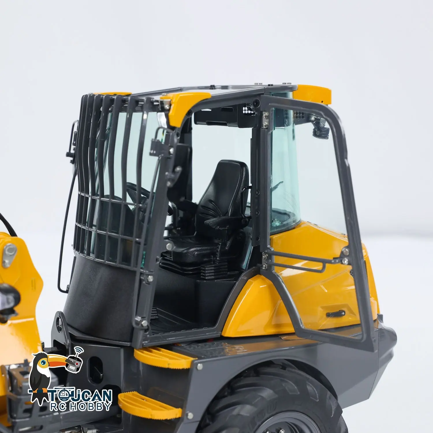 LESU 1/14 AT1050 RC Hydraulic Equipment Fork Loader Radio Control Telescopic Arm Car Kits DIY Model Light Sound System