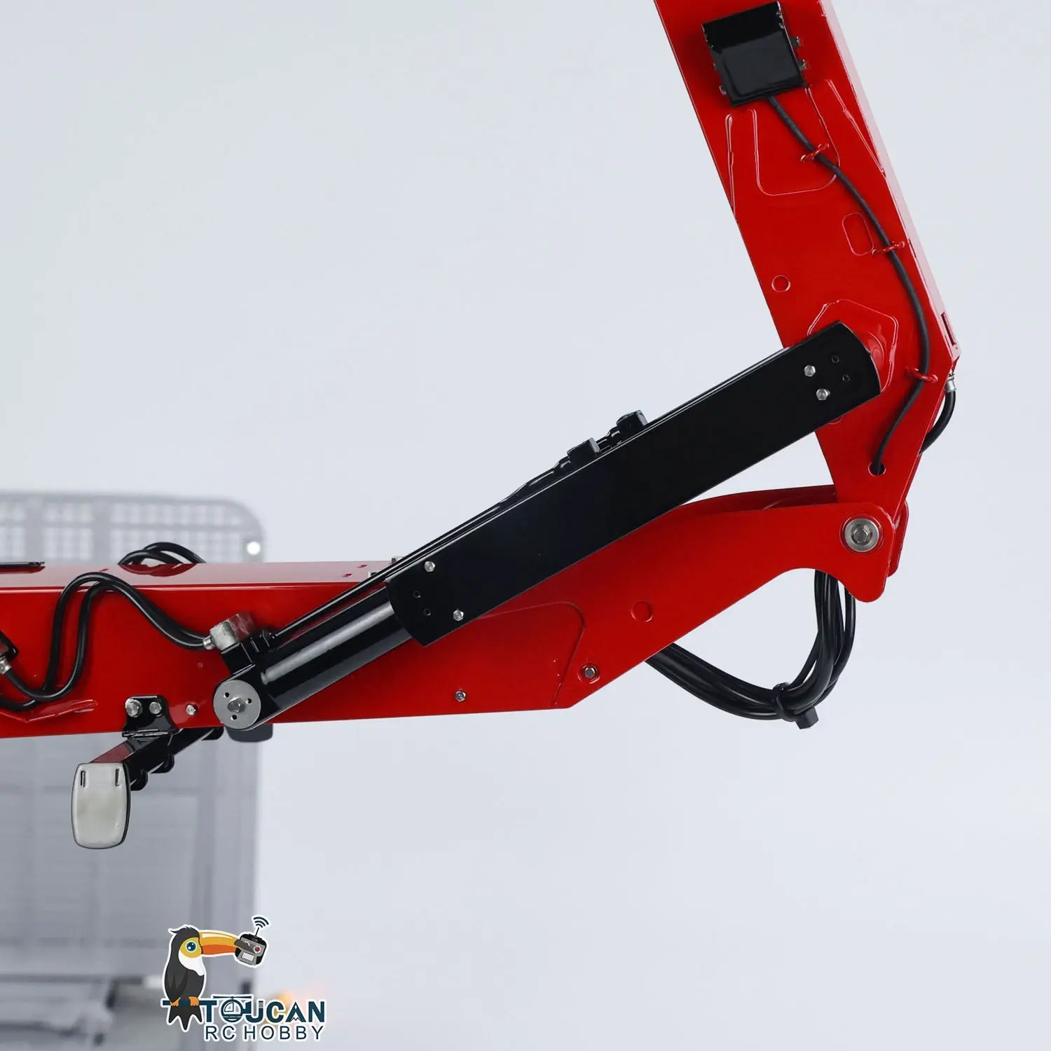 LESU 1/14 Metal RC Logging Truck Hydraulic Crane Tractor Lorry W/O Cabin 2-Speed Gearbox Hydraulic System Painted Assembled