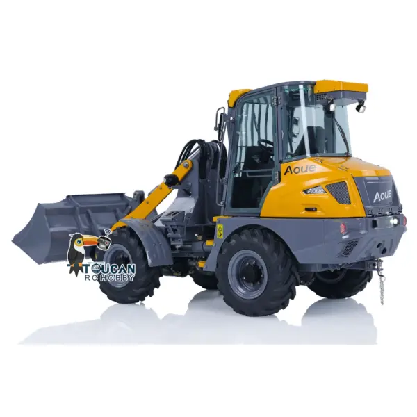 LESU 1/14 RC Loader AOUE MCL8 ST8 Remote Control Car Hydraulic Dozer Shovel Metal Sieve Shovel Rake Bucket Gripper RTR Sound Light