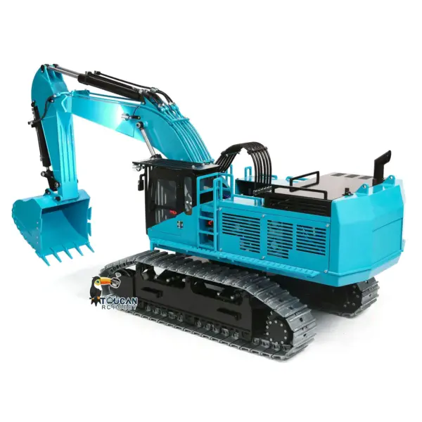 TOUCAN 1/8 385CF Metal Hydraulic RC Excavator RTR 150KG Heavy Duty Remote Control Diggers Ready to Run Upgraded Version Models