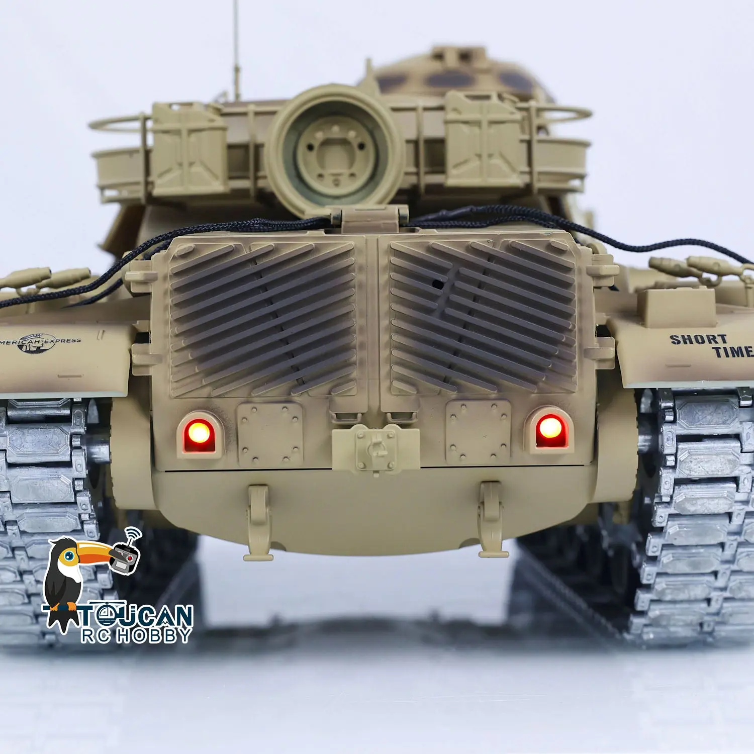 Tongde 1/16 RC Battle Tank M60A1 ERA USA Remote Control Armored Vehicle BB Infrared Battle Toy RTR 320 Degrees Model