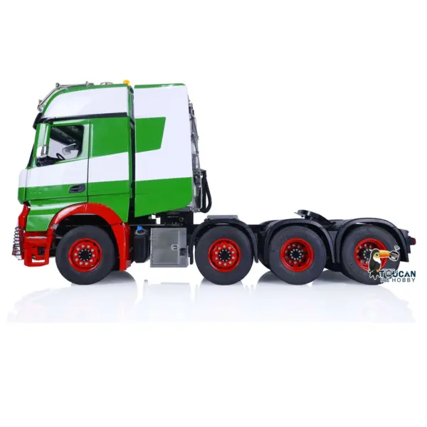 8x8 1/14 TOUCAN RC Tractor Truck Metal Chassis Painted Remote Control Lorry Car Models for Trailer Model Excavator