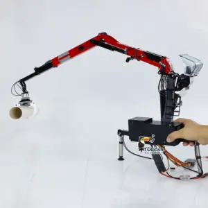 LESU Metal Hydraulic Timber Crane for 1/14 RC Log Trailer Radio Controlled Wood Tractor Truck Car Optional RTR/KIT Ver