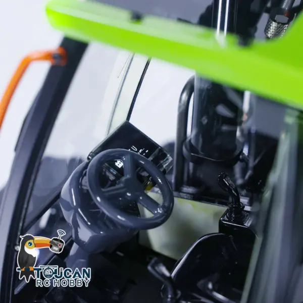 1/14 Metal EC380 MTModel RC Excavator Hydraulic Wheeled Radio Control Engineering Vehicle Grab Tiltable Clamshell Bucket