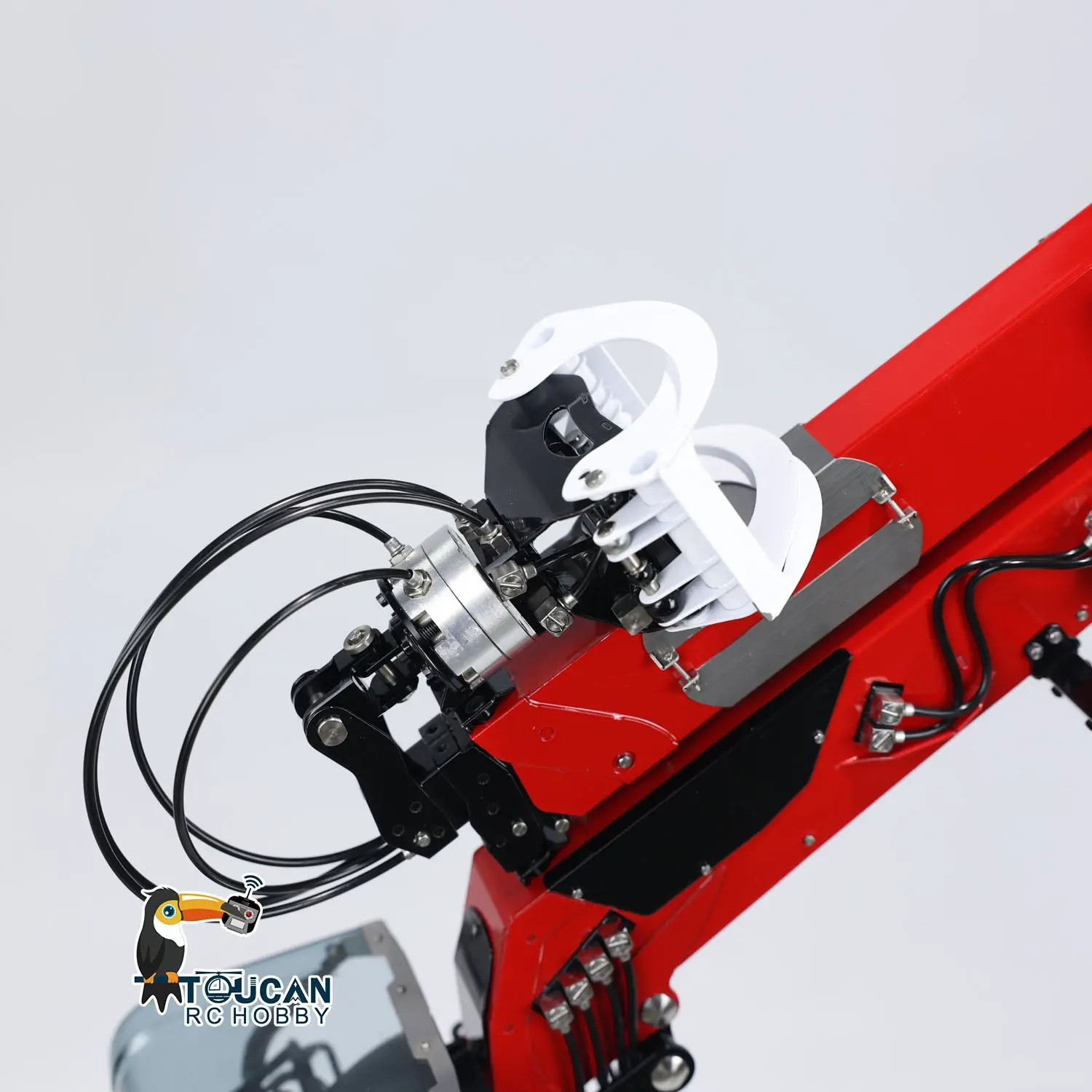 LESU Metal Hydraulic Timber Crane for 1/14 RC Log Trailer Radio Controlled Wood Tractor Truck Car Optional RTR/KIT Ver