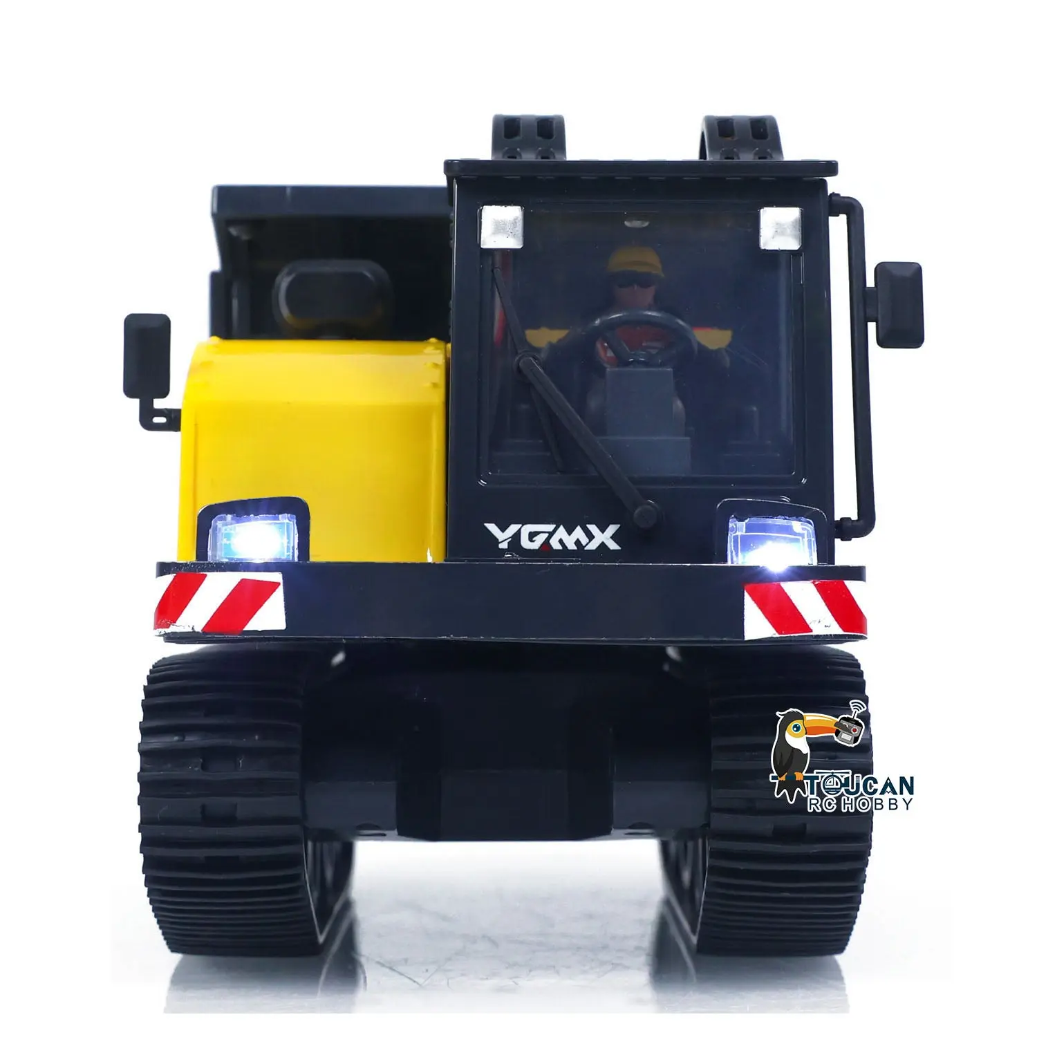 1/50 T14R Panther RTR Electric RC Crawler Dump Truck Construction Vehicle Tracked Tipper Finished Model Toys Lights Sounds Unit
