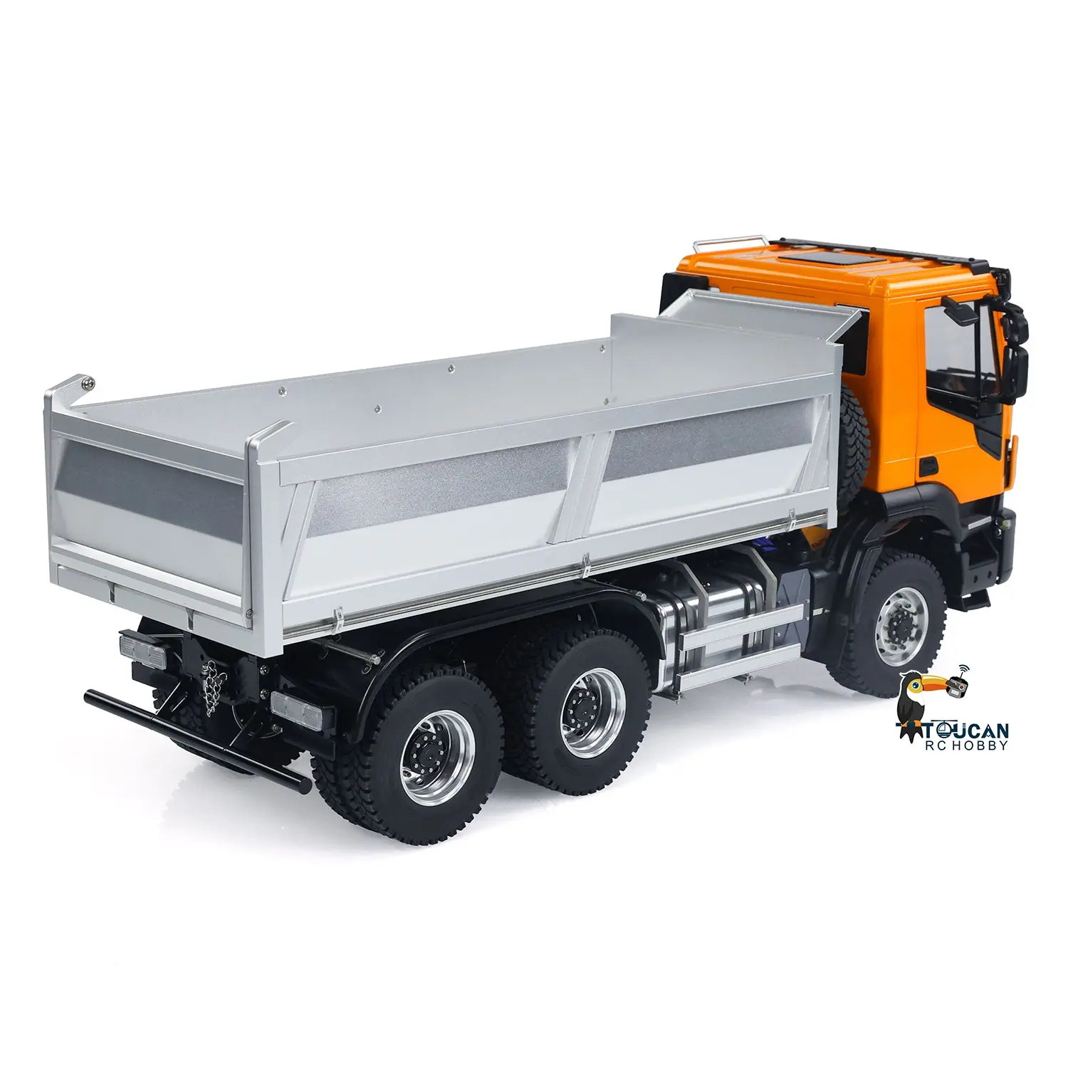 1/14 Hydraulic RC Dump Trucksx 2-speed Gearbox Remote Control Tipper Cars DIY Toy Hobby Model Gift Assembled Painted