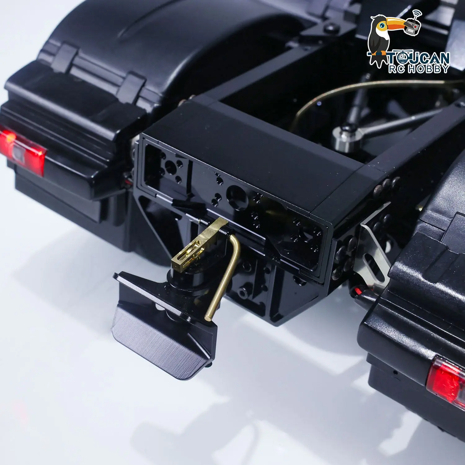 8x8 1/14 TOUCAN RC Tractor Truck Metal Chassis Painted Remote Control Lorry Car Models for Trailer Model Excavator