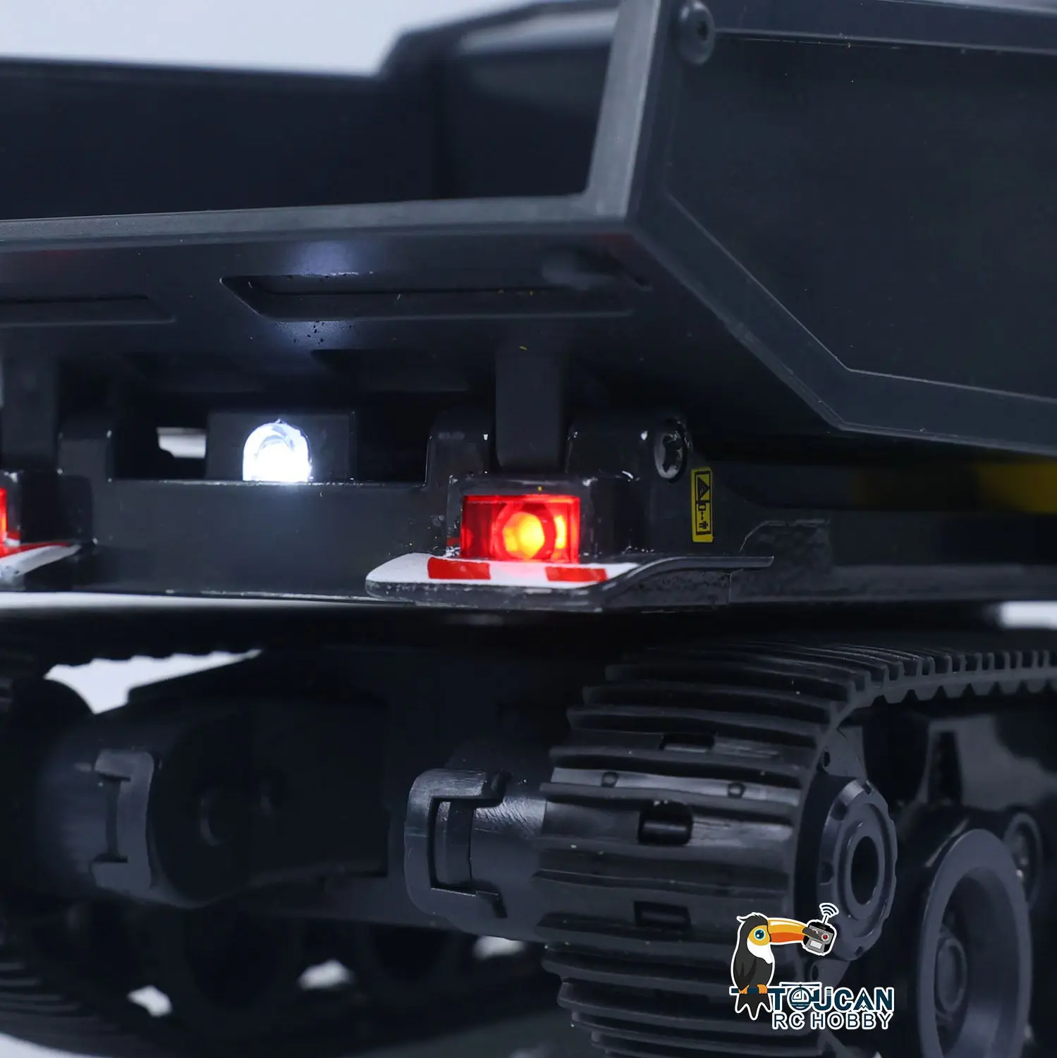 1/50 T14R Panther RTR Electric RC Crawler Dump Truck Construction Vehicle Tracked Tipper Finished Model Toys Lights Sounds Unit