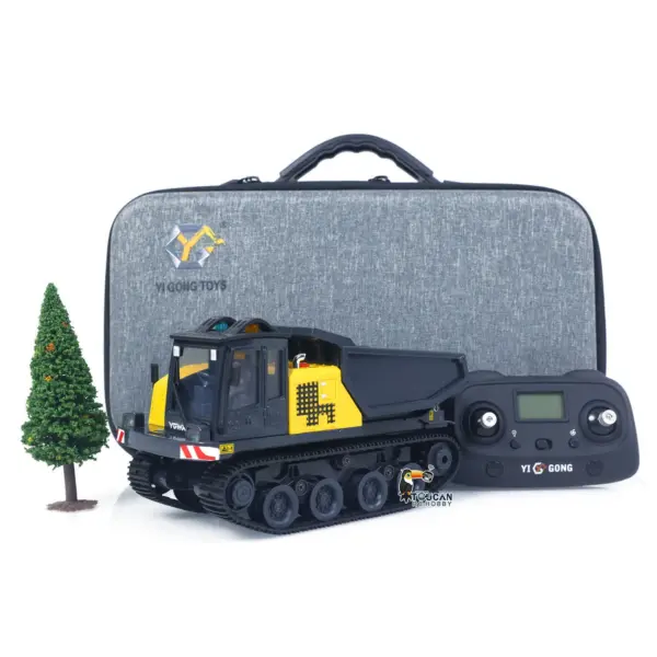 1/50 T14R Panther RTR Electric RC Crawler Dump Truck Construction Vehicle Tracked Tipper Finished Model Toys Lights Sounds Unit