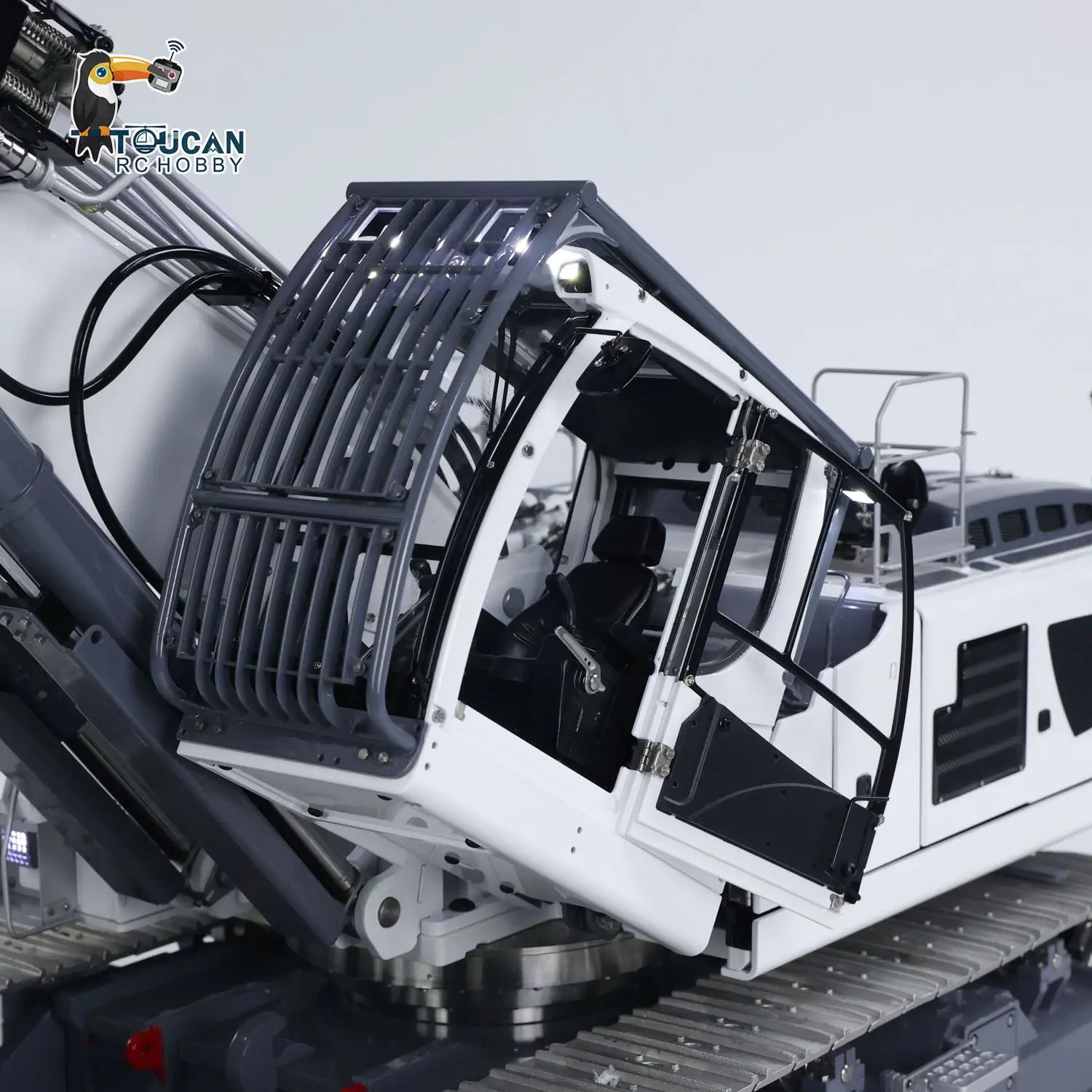 LESU 1/14 RC Full Hydraulic Excavator LR960 RTR Digger Frsky XE Radio Battery Without Sound System