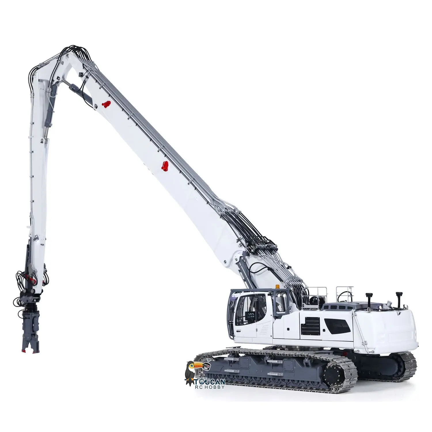 1/14 RC Full Hydraulic Demolition Excavator LESU LR960 RTR Digger Model Demolition Arm Frsky XE Radio 13CH Valve Battery GPS