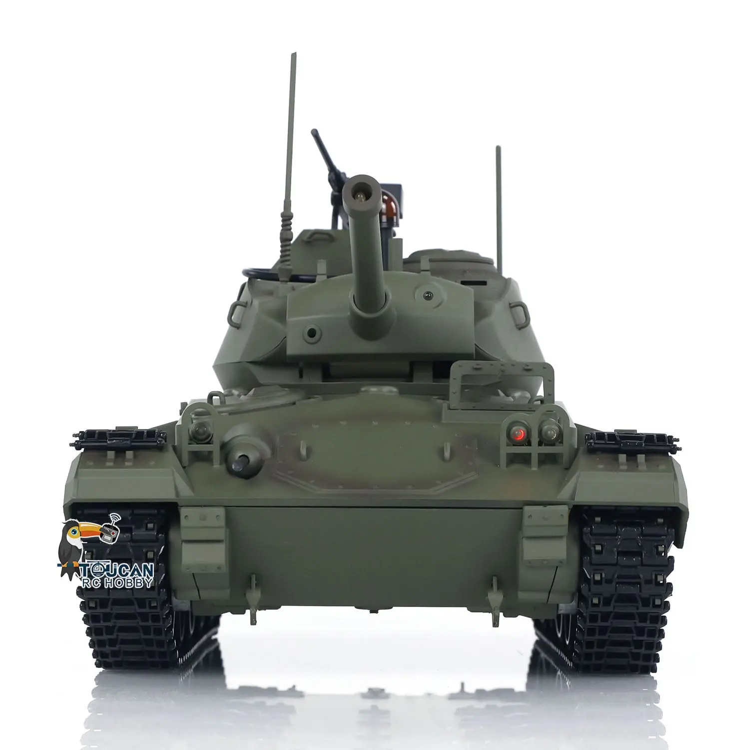 Tongde 1/16 M24 Chaffee RC Light Electric Tank Infantry Combat System Vehicle Model Barrel Recoil Without BB Shooting Unit