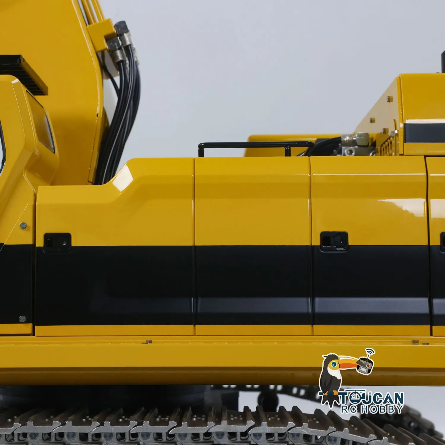 55KG! 395F 1/12 Metal RC Tracked Excavator Remote Control Hydraulic Digger 2830 Brushless Motor Dual Pump System Flysky Radio