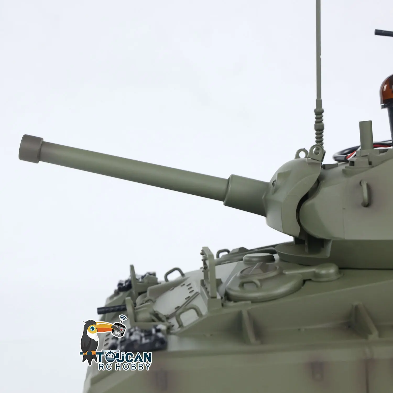 Tongde 1/16 M24 Chaffee RC Light Tank Electric 320 Degrees Toys Infrared Barrel Recoil Military Armored Model