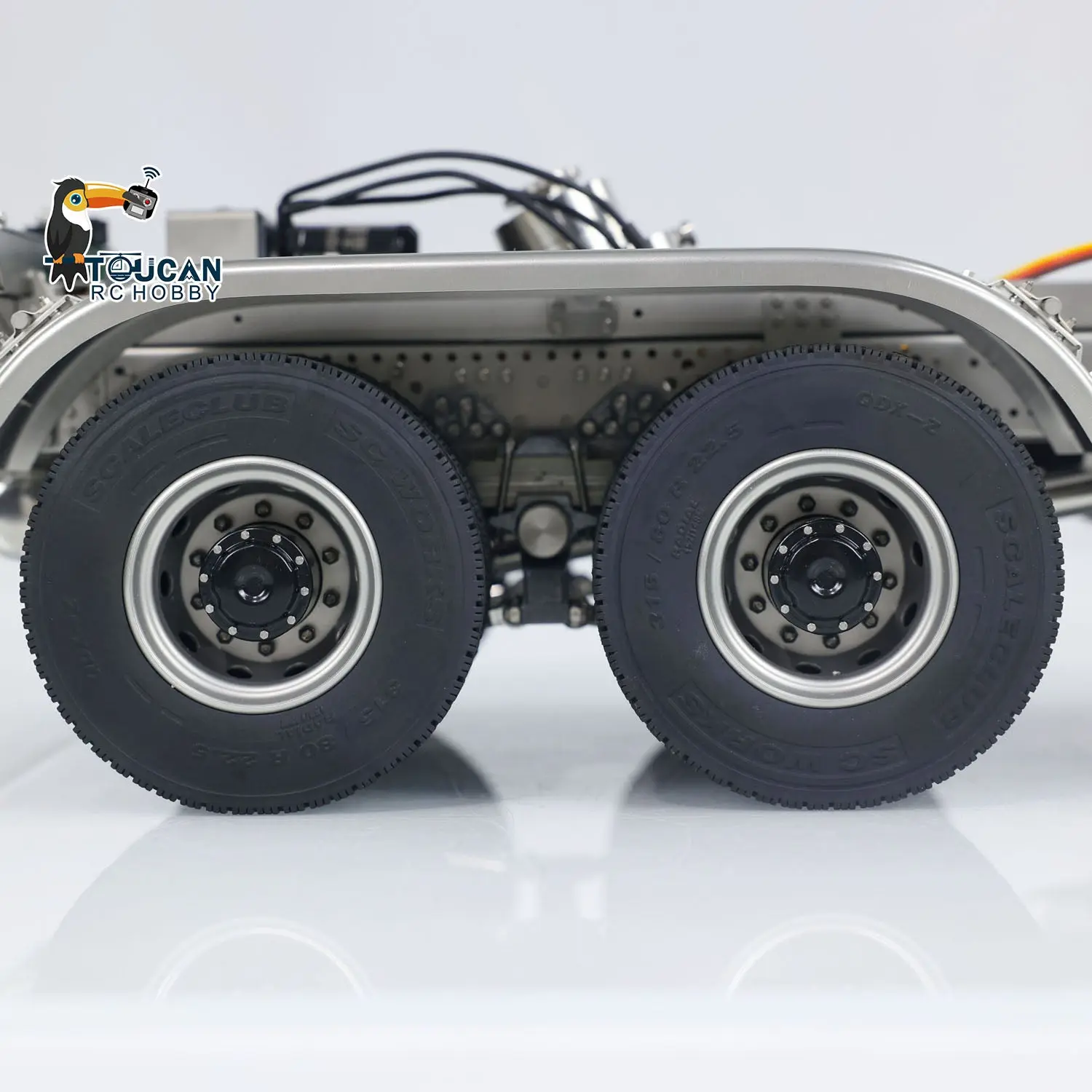 1/14 3-way 8x8 RC Hydraulic Dumper Car Remote Control Dump Truck Tipper K3363 Assembled Unpainted Models Light Sound System