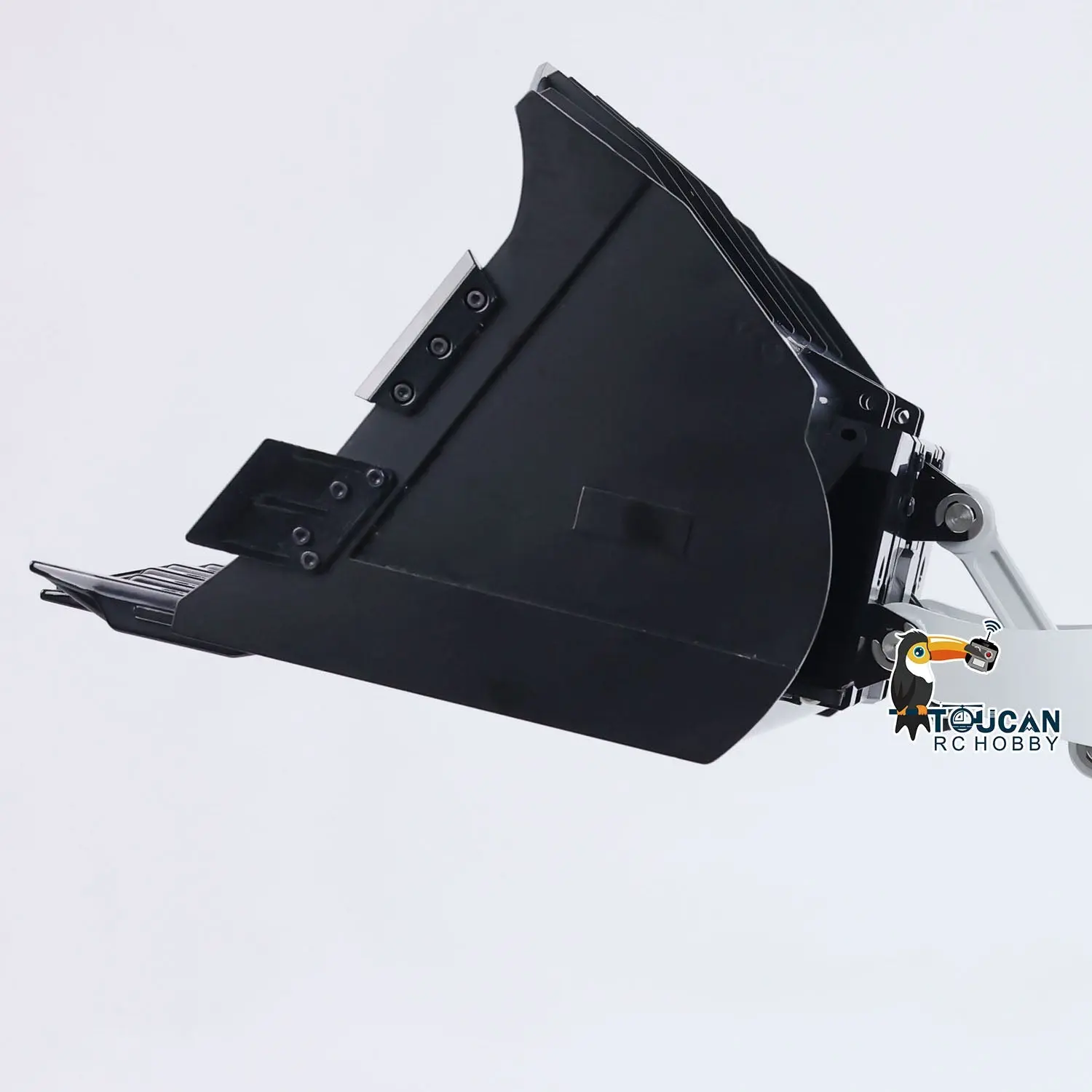 1/14 RC Metal Hydraulic Loader WA480 Remote Control Construction Heavy Machine Quick Coupler Fork Bucket Light Sound ST8 Radio