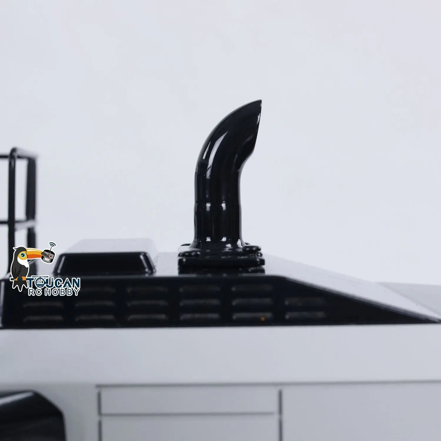 1/14 RC Metal Hydraulic Loader WA480 Remote Control Construction Heavy Machine Quick Coupler Fork Bucket Light Sound ST8 Radio