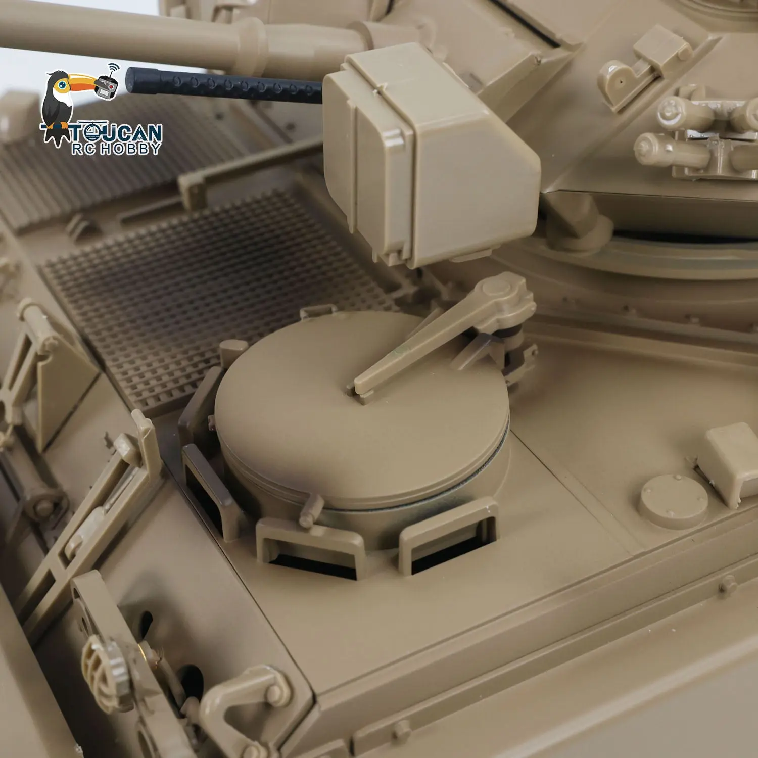 1/16 Tongde Remote Control Tank M2412-A M113A1 MRV Infrared Barrel Recoil Fire Flashing 320 Turret Rotation Metal Drive Gearbox