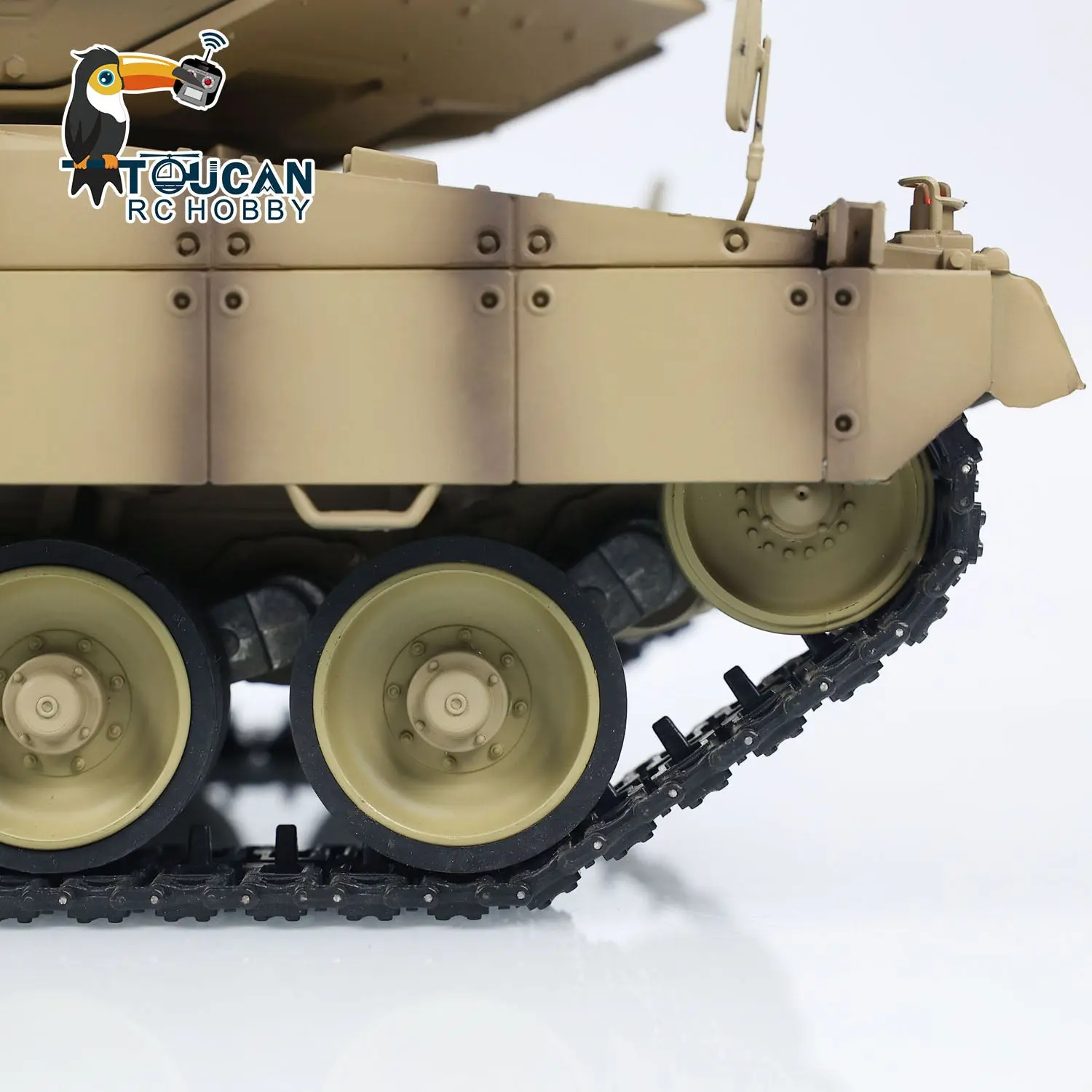 Tongde 1/16 RC Infrared Battle Tank German Leopard2A7 Electric Radio Control Military Vehicle Barrel Recoil Optional Version Painted