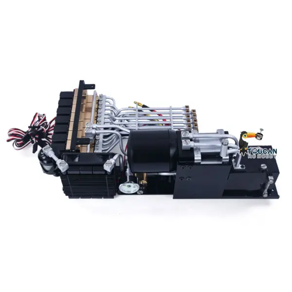 LESU 1:14 Scale LR945 RC Hydraulic Excavator Metal Remote Controlled Earth Digger 945 Model Kits Unassembled Unpainted With Lights