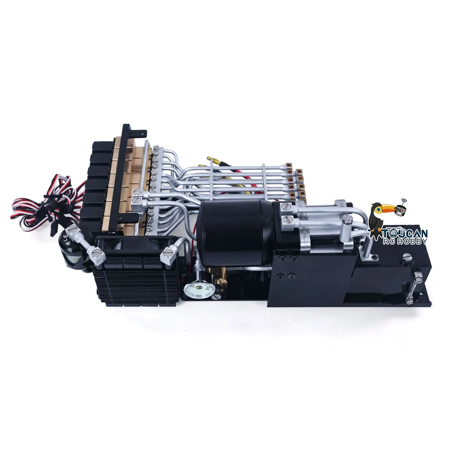 LESU 1:14 Scale LR945 RC Hydraulic Excavator Metal Remote Controlled Earth Digger 945 Model Kits Unassembled Unpainted With Lights