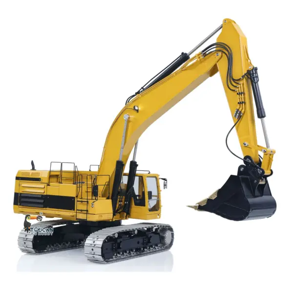 LESU Metal 1/14 RC Hydraulic Excavator C374F RTR Radio Controlled Digger Heavy Machine Paladin PL18EV LITE Battery Sound Smoke