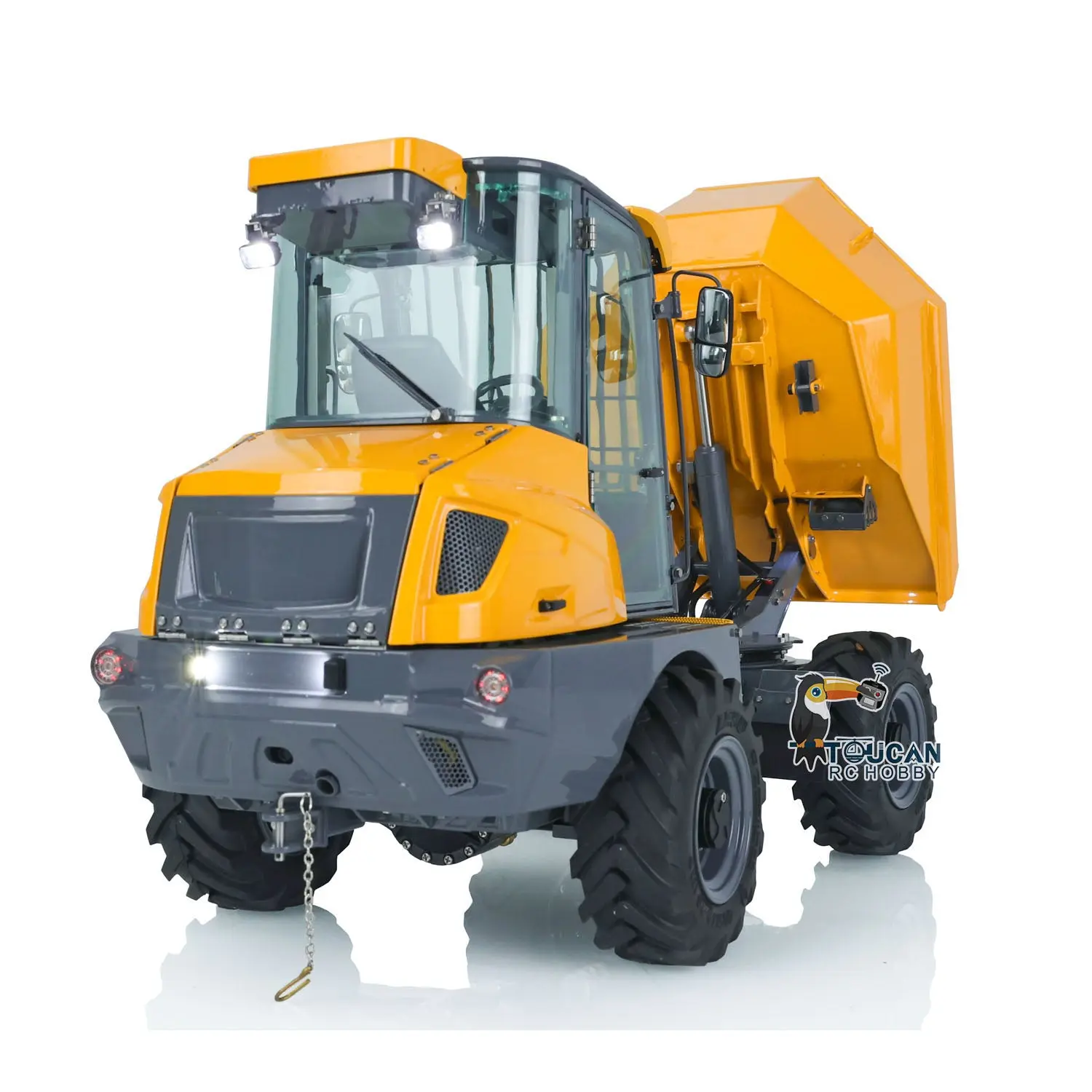 LESU 1/14 Ready To Run Painted and Assembled 4X4 AOUE-6MDX RC Hydraulic Articulated Dumper 6MDX Remote Control Tipper