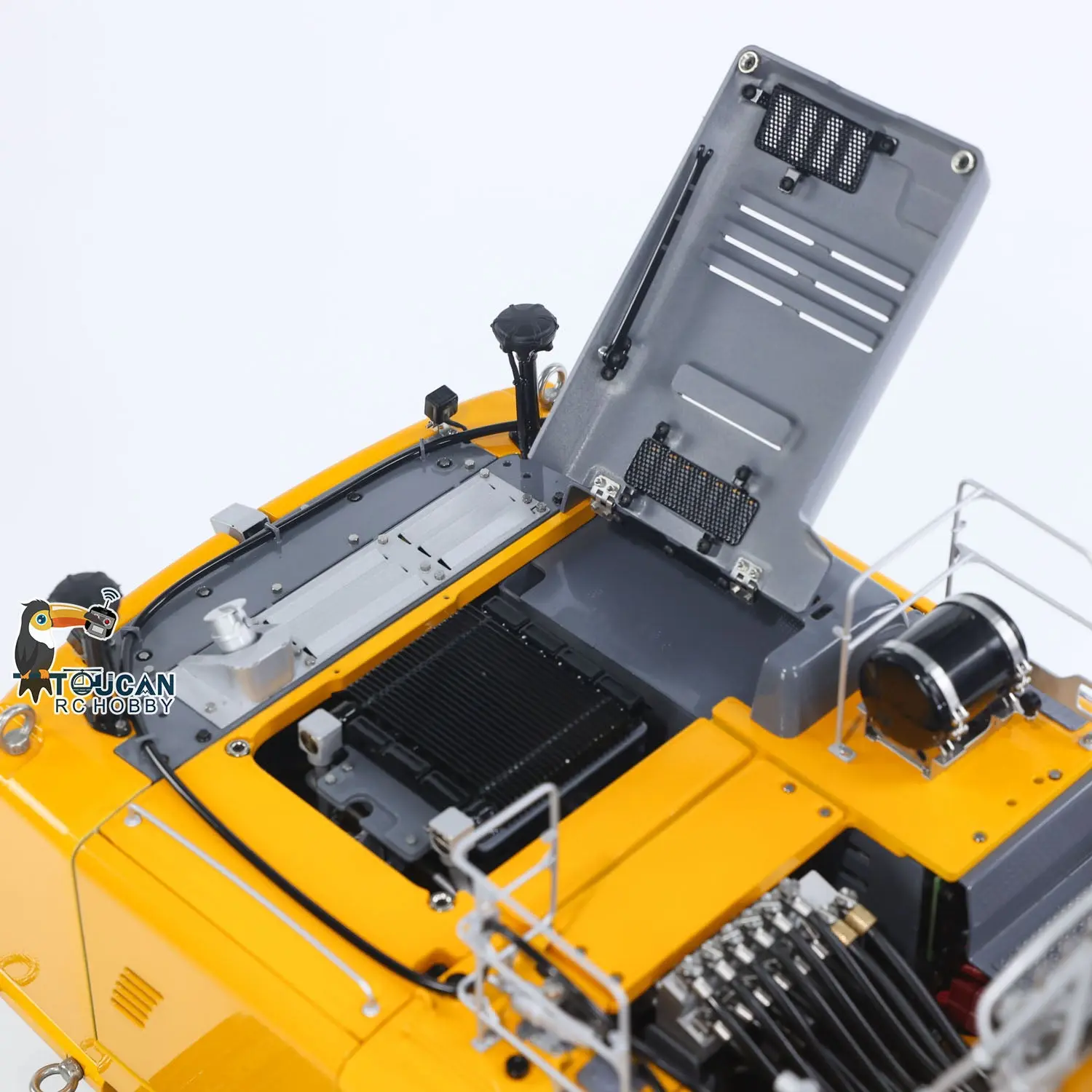 LESU 1/14 RC Full Hydraulic Excavator LR960 RTR Digger Frsky XE Radio Battery Without Sound System