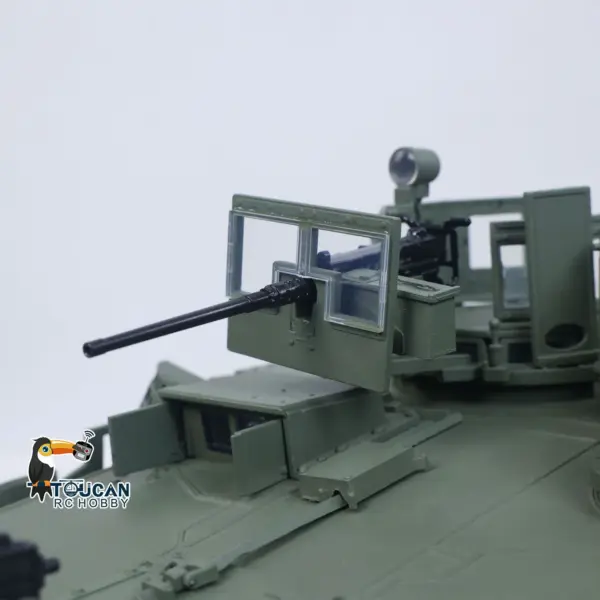 TOUCAN TUSK II 1/16 Metal Remote Control Tank 3918 Abrams M1A2 IR Dual Flow Gearbox Turret 360 Rotation Barrel Recoil Elevation