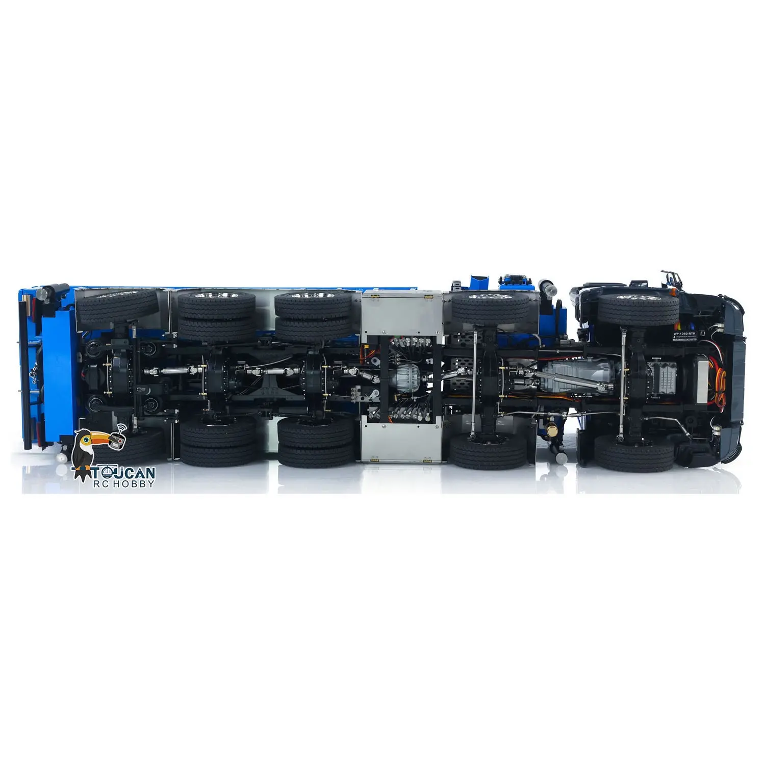 1/14 RC Hydraulic Crane Dumper Truck 10x10 Full Dump Car Model 3-speed Gearbox with U-shaped High Standard Bucket Timber Flatbed