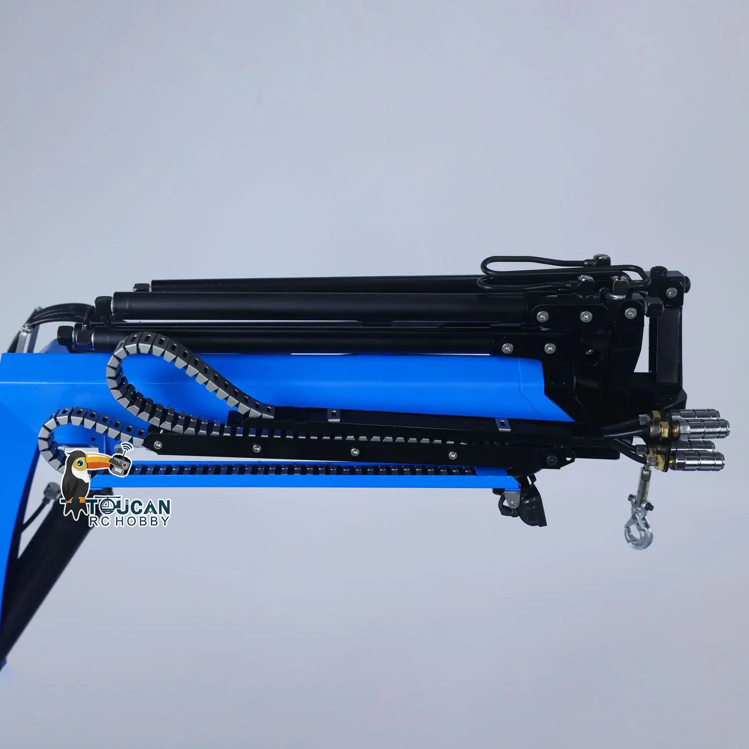 1/14 10x10 RC Hydraulic Full Dump Crane Radio Controlled Dumper Car Truck with U-shaped Bucket PNP/RTR DIY Hobby Model