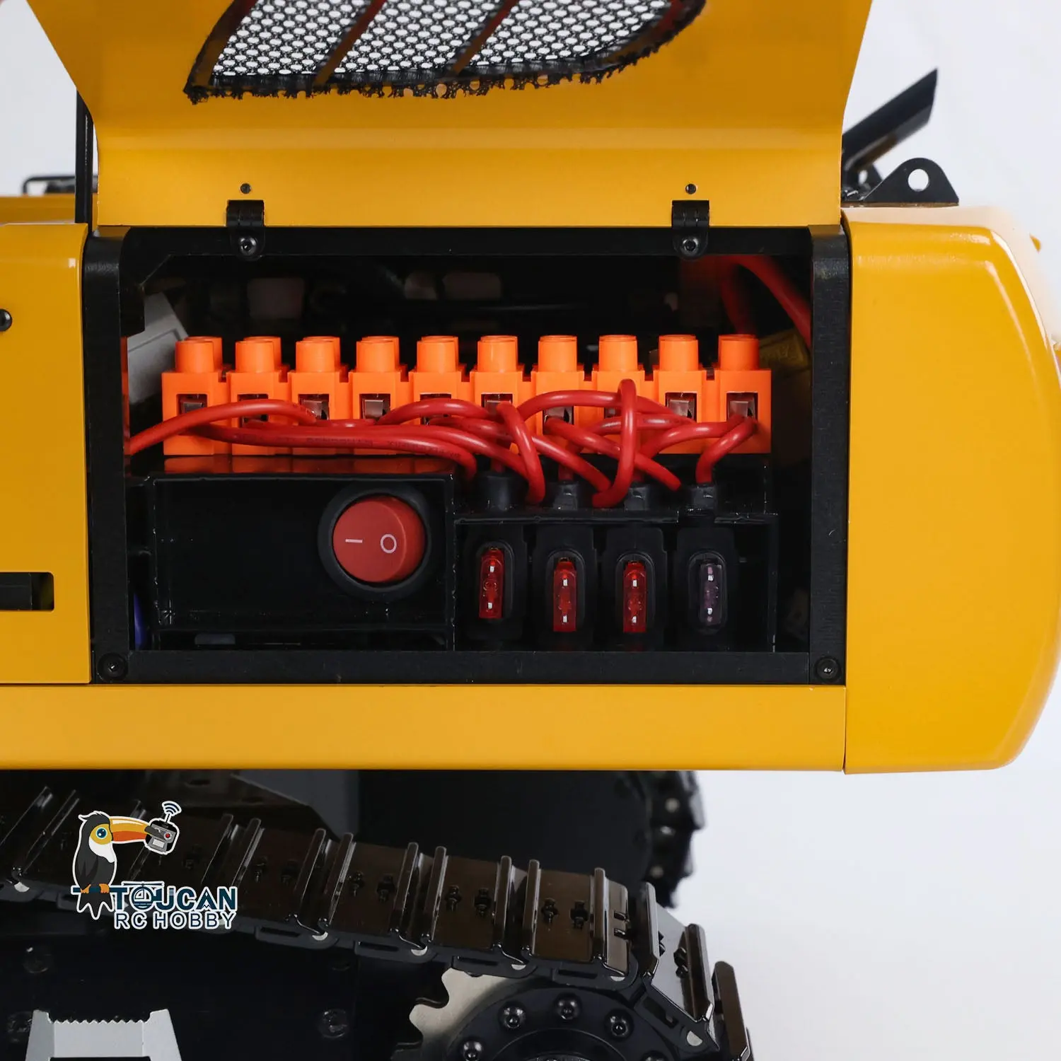 MTMODEL 1/14 946 Metal RC Hydraulic Excavator Wireless Controlled Construction Machine 2 Arms Model Clamshell Bucket Ripper