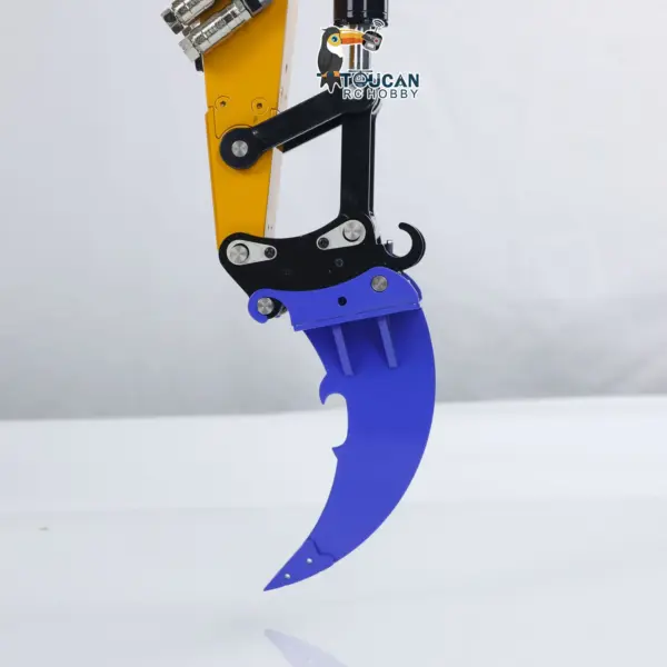 Remote Controlled Excavator 1/14 Scale 946 9CH Tracked Digger Two-Section Arm Metal Grab Bucket Ripper Light Motor ESC Cylinders