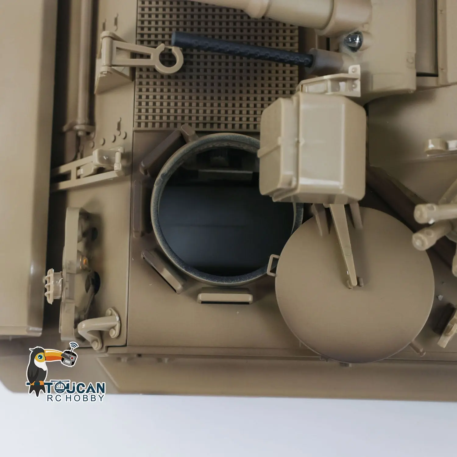 TD 1/16 RC Military Tank M2412-A M113A1 MRV 320 Turret Rotary Barrel Recoil Elevation Infrared Driving Wheel Idlers Gearbox