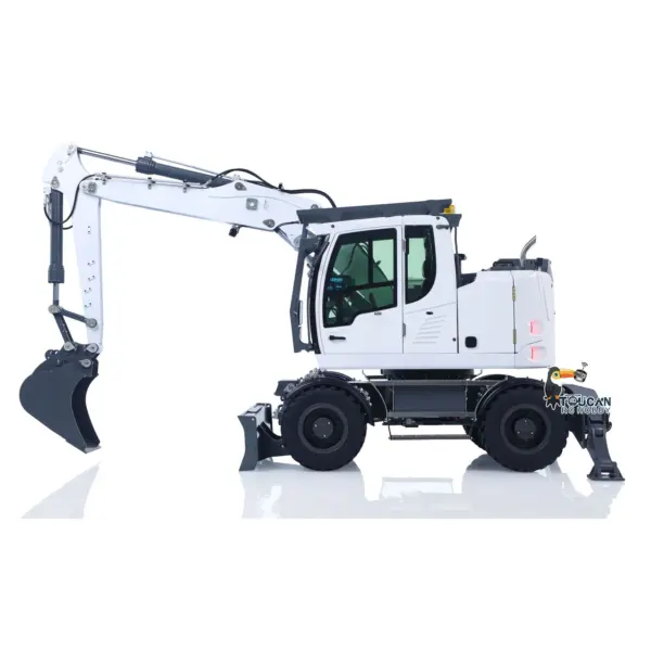 RTR 8CH Valves 1/14 RC Hydraulic Excavator LR914 4x4 Wheeled Digger Differential Lock Hobbywing Brushless Motor ESC Sound System