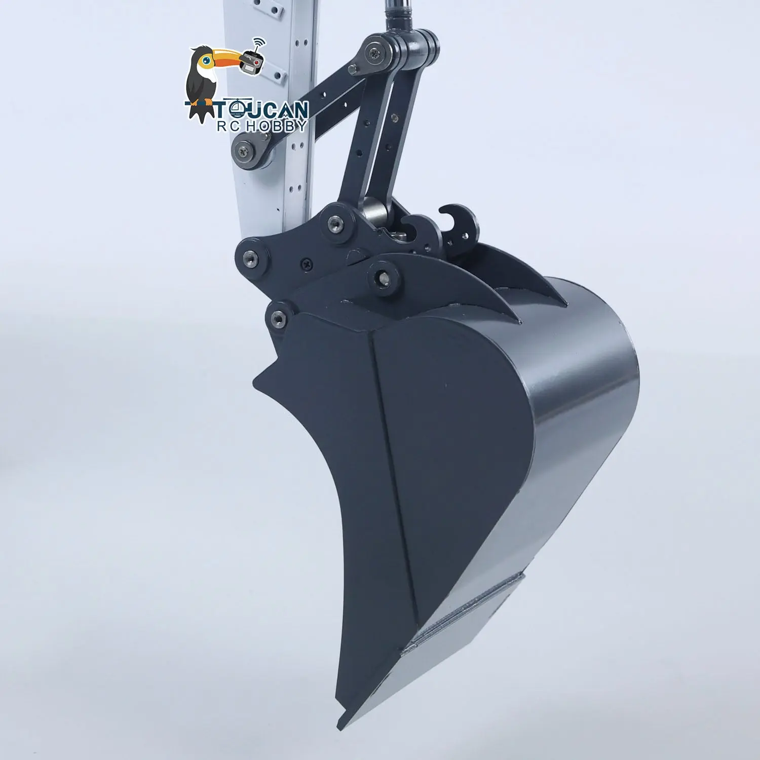 1/14 Metal RC Hydraulic Wheeled Excavator LR914 4*4 8ways Valve RTR Digger Toy Axle Lock Flysky PL18EV Lite Light Sound Mudguard Manual Quick Release Tail hook