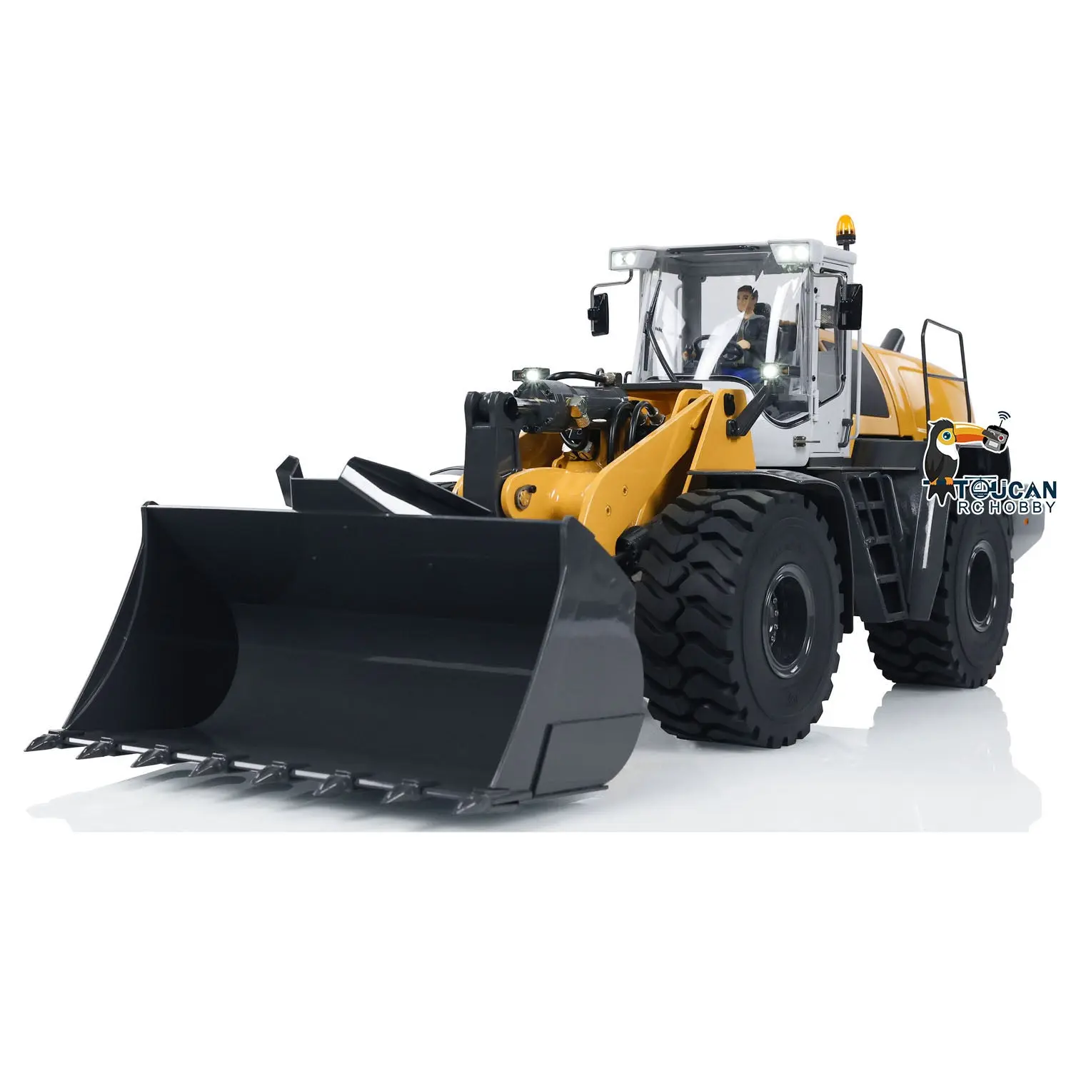 XDRC 580 1/14 Metal RC Hydraulic Loader RTR Engineering Vehicles Smoke Lights