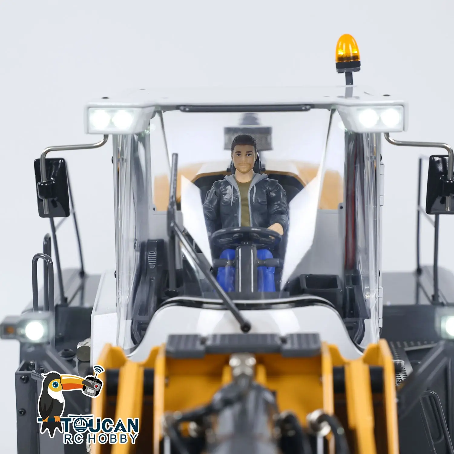 XDRC 580 1/14 Metal RC Hydraulic Loader RTR Engineering Vehicles Smoke Lights