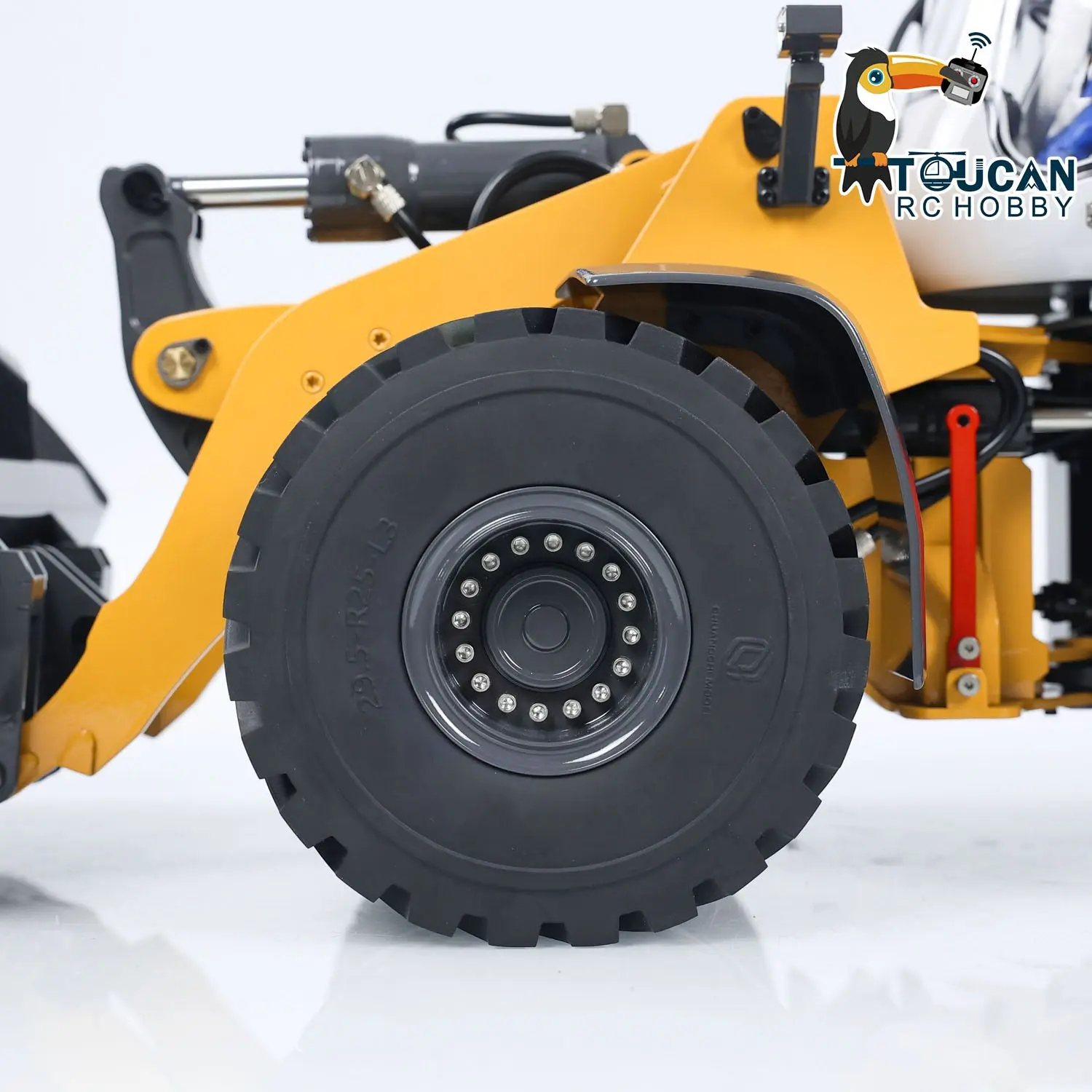 XDRC 580 1/14 Metal RC Hydraulic Loader RTR Engineering Vehicles Smoke Lights