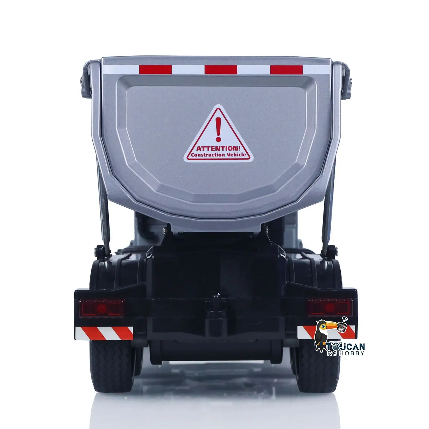DoubleE 1/20 6X6 Metal RC Dump Truck E590 003 Electric Lifting Remote Control Tipper Car Model Metal Gears Sounds Lights Battery Motor Radio System RTR