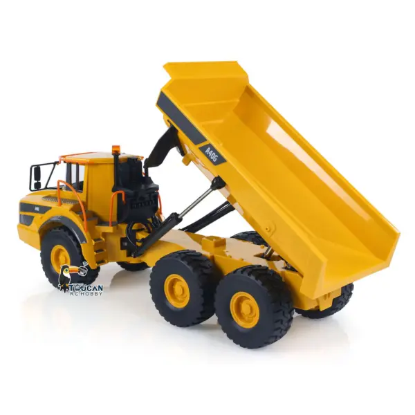 Plastic DoubleE E591 003 1/20 RC Articulated Dumper 6WD Electric Remote Control Truck VO Motor Battery USB Charging Cable RTR