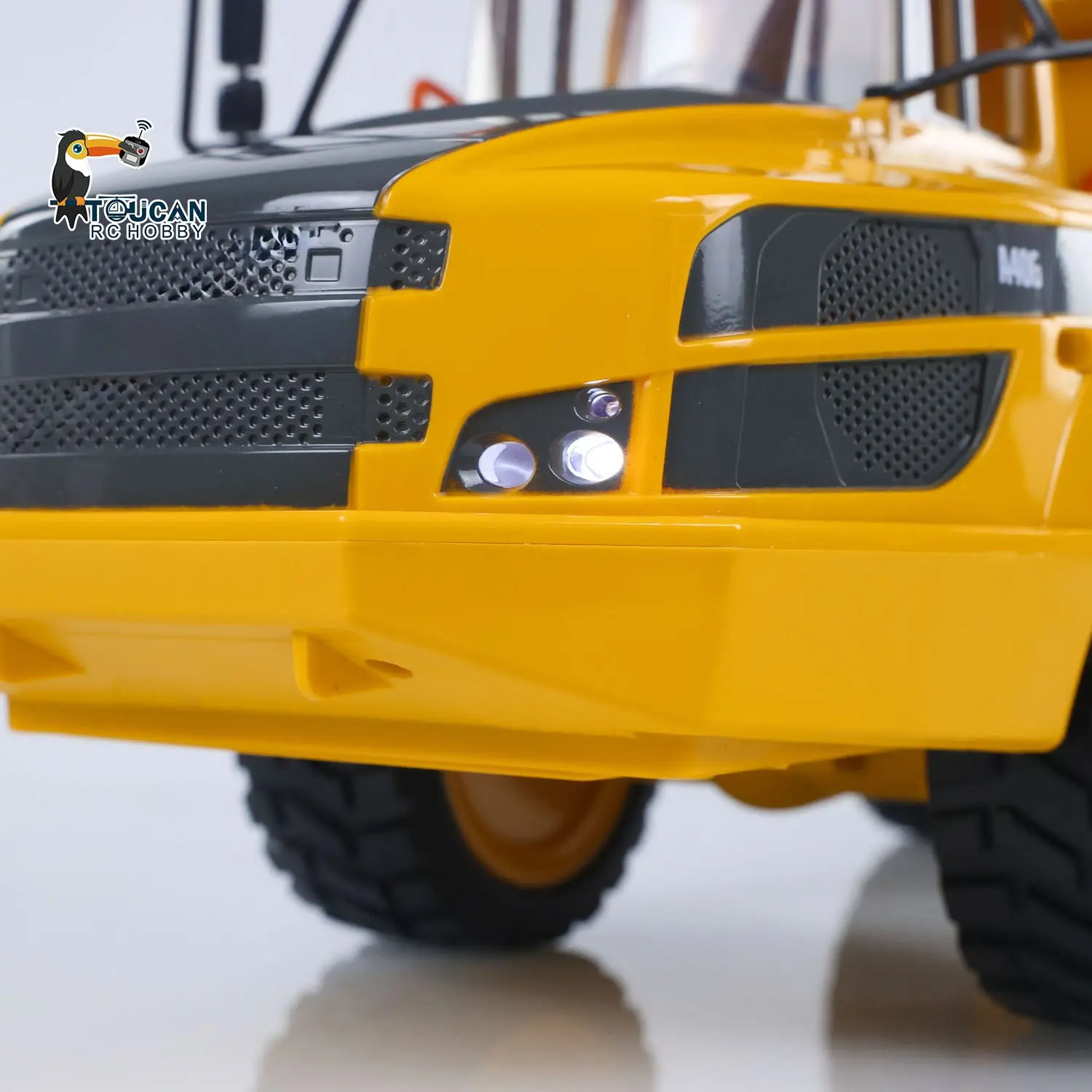 Plastic DoubleE E591 003 1/20 RC Articulated Dumper 6WD Electric Remote Control Truck VO Motor Battery USB Charging Cable RTR