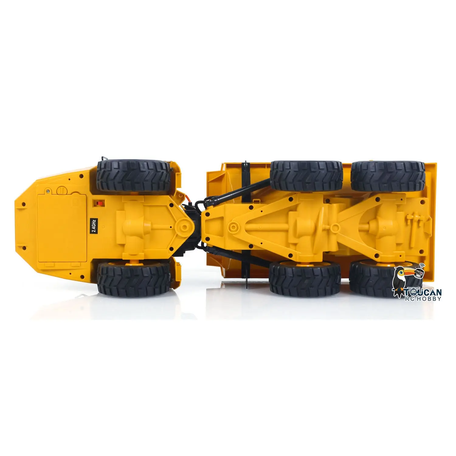 Plastic DoubleE E591 003 1/20 RC Articulated Dumper 6WD Electric Remote Control TruckMotor Battery USB Charging Cable RTR
