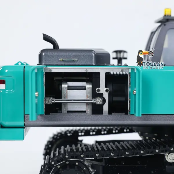 KABOLITE 1/14 K350 200 3Arm RC Hydraulic Excavator Remote Control Digger Model Light Sound System Flysky Radio RTR Battery