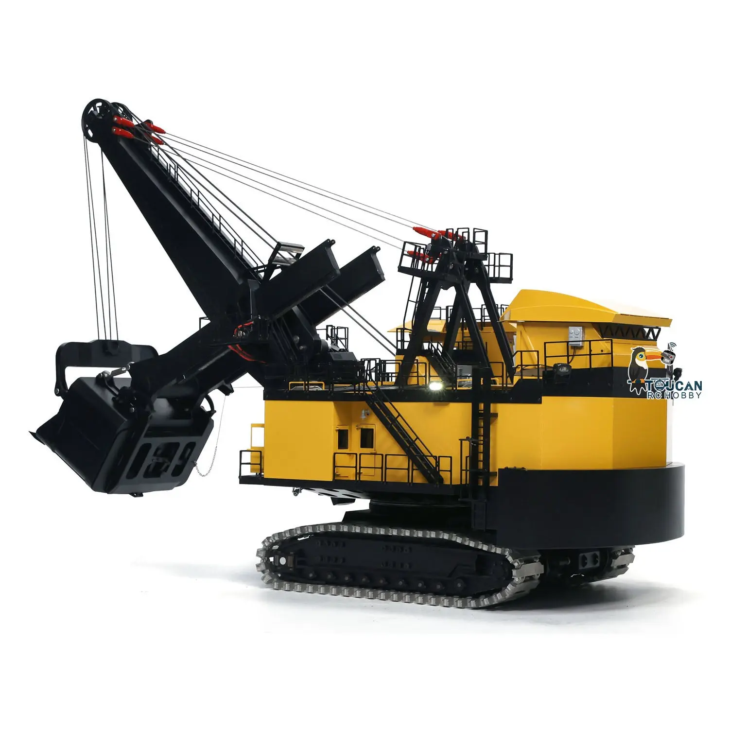 1/25 Metal Electric Rope Shovel Excavator RC Mining Equipment Heavy Machine Emulated Digger Model Radio System ST8 PL18EV RTR PNP