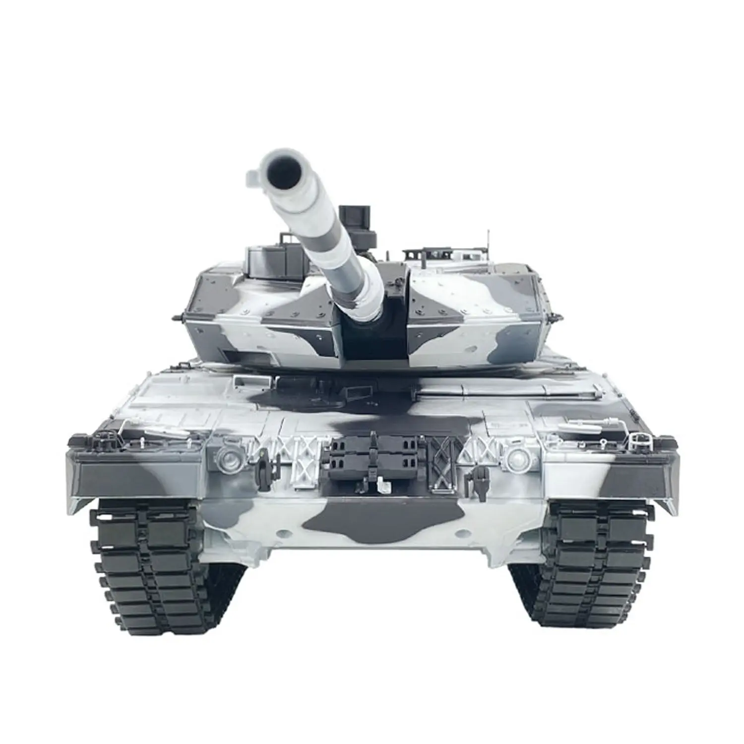 2.4G Henglong 1/16 7.0 Leopard2A6 RC Tank 3889 Metal Gearbox Suspension Bars BB IR Barrel Recoil Sound Smoking Light Battery