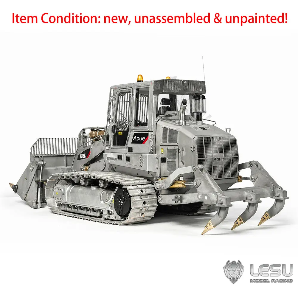 LESU 1:14 973K Hydraulic RC Loader Tracked Radio Control Car Upgrade Version Kit/PNP/RTR Light Sound System ESC Servo Motor
