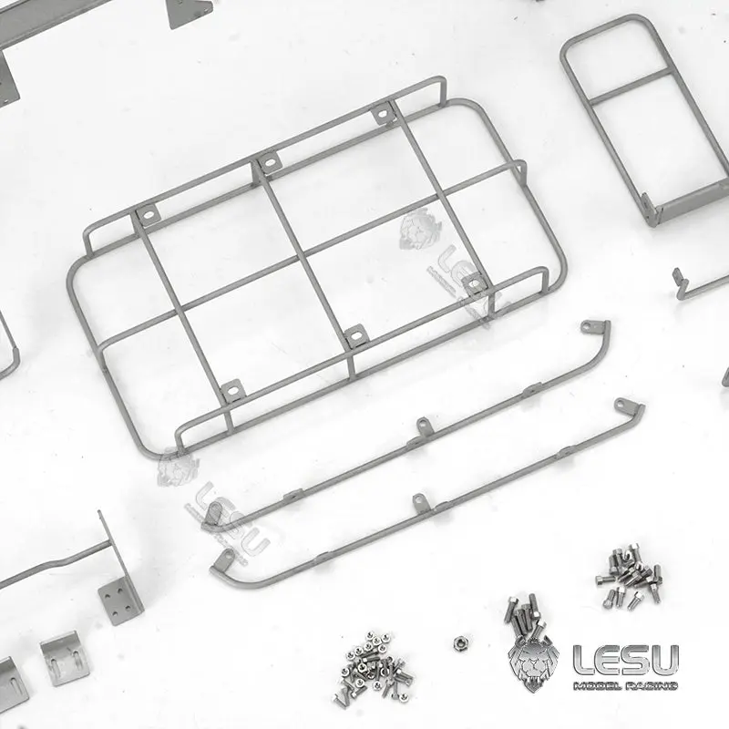 LESU 1/14 PC360 Metal RC Hydraulic Excavator Model Track Cab Bucket Display Ripper Tree Digging Tool fork Arm Crusher